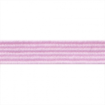Резиновые нити с текстильным покрытием, шир. 6 мм ( упак.30 м/уп), цв.- 80-розовый - купить в Шахтах. Цена: 155.22 руб.