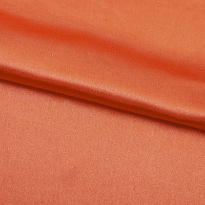 Поли креп-сатин 18-1445, 120 гр/м2, шир.150см, цвет оранжевый - купить в Шахтах. Цена 155.57 руб.