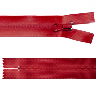 Молния водонепроницаемая PVC Т-7, 20 см, неразъемная, цвет (820)-красный - купить в Шахтах. Цена: 21.56 руб.