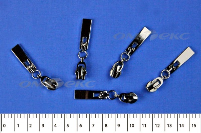 Слайдер декоративный, металлический №1/спираль Т7/никель - купить в Шахтах. Цена: 6.29 руб.