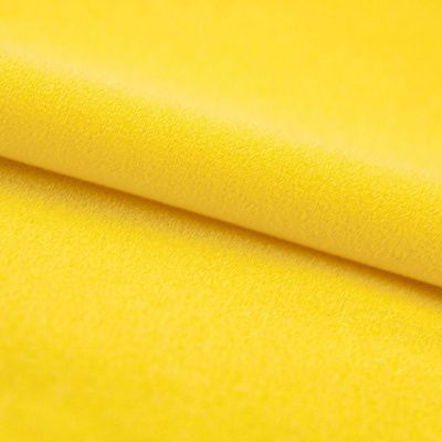 Креп стрейч Амузен 12-0752, 85 гр/м2, шир.150см, цвет жёлтый - купить в Шахтах. Цена 194.07 руб.