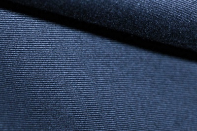 Ткань костюмная 8874/3, цвет темно-синий, 100% полиэфир - купить в Шахтах. Цена 433.60 руб.