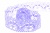 Тесьма кружевная 0621-2063, шир. 40 мм/уп. 20+/-1 м, цвет 107-фиолет - купить в Шахтах. Цена: 933.93 руб.