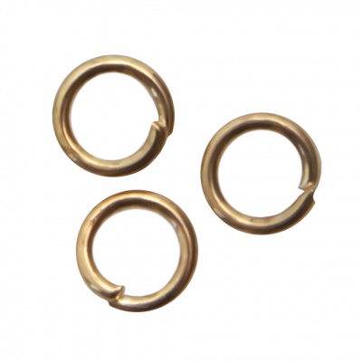 Кольцо  соединительное для бижутерии 4 мм, цв.-золото - купить в Шахтах. Цена: 0.41 руб.