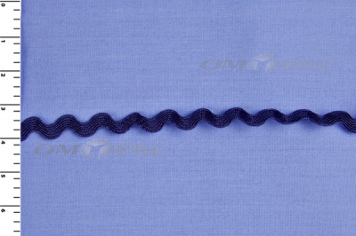 Тесьма плетеная "Вьюнчик"/т.синий - купить в Шахтах. Цена: 48.52 руб.