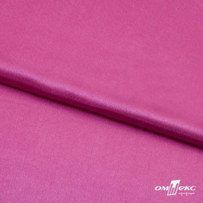 Поли креп-сатин 17-2627, 125 (+/-5) гр/м2, шир.150см, цвет розовый - купить в Шахтах. Цена 155.57 руб.