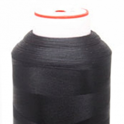 Нитки текстурированные некручёные, намот. 5 000 м, цвет чёрный - купить в Шахтах. Цена: 70.43 руб.