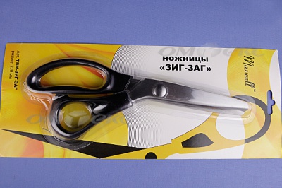 Ножницы ЗИГ-ЗАГ "MAXWELL" 230 мм - купить в Шахтах. Цена: 1 041.25 руб.