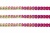 Пайетки "ОмТекс" на нитях, CREAM, 6 мм С / упак.73+/-1м, цв. 89 - розовый - купить в Шахтах. Цена: 468.37 руб.