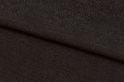Ткань джинсовая №96, 160 гр/м2, шир.148см, цвет чёрный - купить в Шахтах. Цена 350.42 руб.