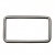 Рамка металлическая прямоугольная, 40 х 15 мм- тём.никель - купить в Шахтах. Цена: 4.60 руб.
