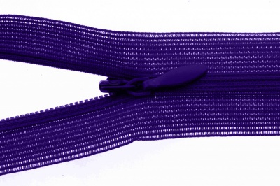 Молния потайная Т3 866, 20 см, капрон, цвет фиолетовый - купить в Шахтах. Цена: 5.27 руб.