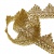 Тесьма металлизированная 0384-0240, шир. 40 мм/уп. 25+/-1 м, цвет золото - купить в Шахтах. Цена: 490.74 руб.