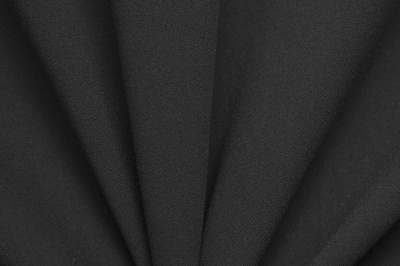 Костюмная ткань с вискозой "Бриджит", 210 гр/м2, шир.150см, цвет чёрный - купить в Шахтах. Цена 570.73 руб.