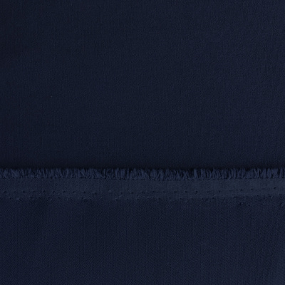 Костюмная ткань "Элис", 220 гр/м2, шир.150 см, цвет т.синий - купить в Шахтах. Цена 311.15 руб.