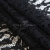 Кружевное полотно #2307, 145 гр/м2, шир.150см, цвет чёрный - купить в Шахтах. Цена 449.07 руб.