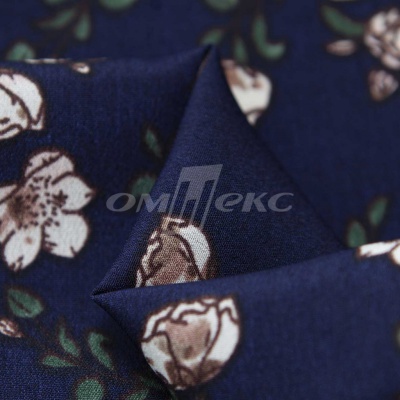 Плательная ткань "Фламенко" 3.2, 80 гр/м2, шир.150 см, принт растительный - купить в Шахтах. Цена 239.03 руб.