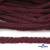 Шнур плетеный d-6 мм круглый, 70% хлопок 30% полиэстер, уп.90+/-1 м, цв.1070-бордовый - купить в Шахтах. Цена: 588 руб.